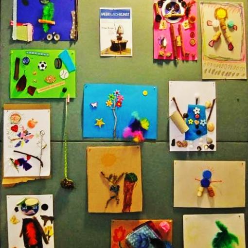 »Kunst«, gestaltet von Kindern der Kita St. Stephanus – Bild 2
