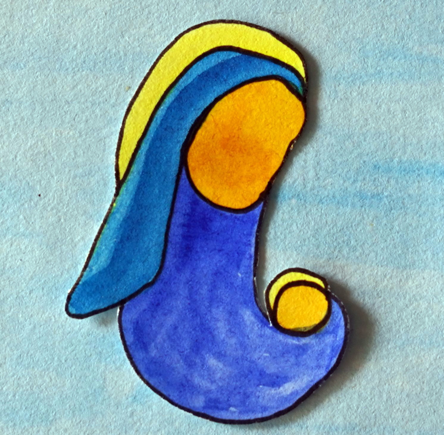 gemalte-Madonna