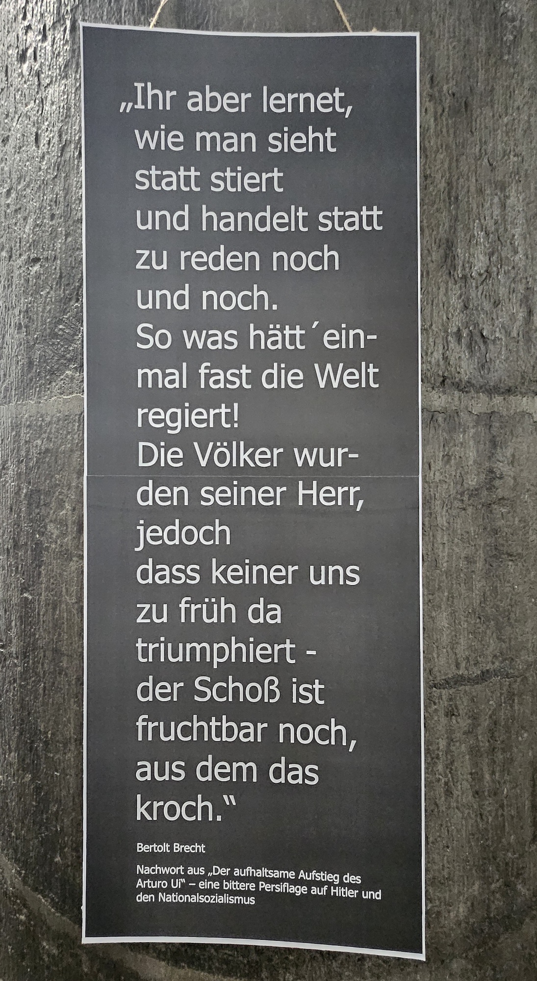 B. Brecht Kopie (c) Chr. Simonsen