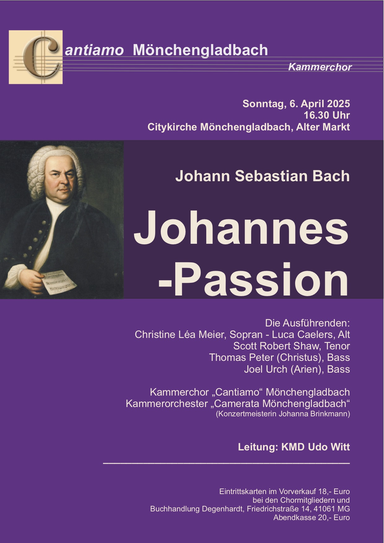 Johannespassion Endfassung (c) Cantiamo