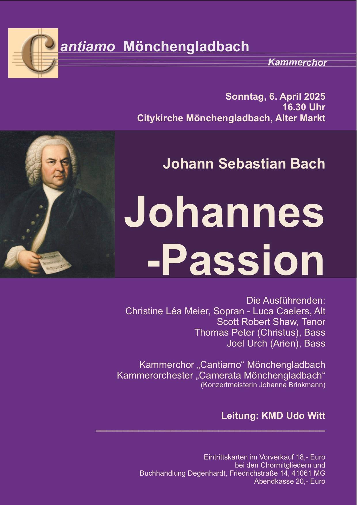 Johannespassion Endfassung