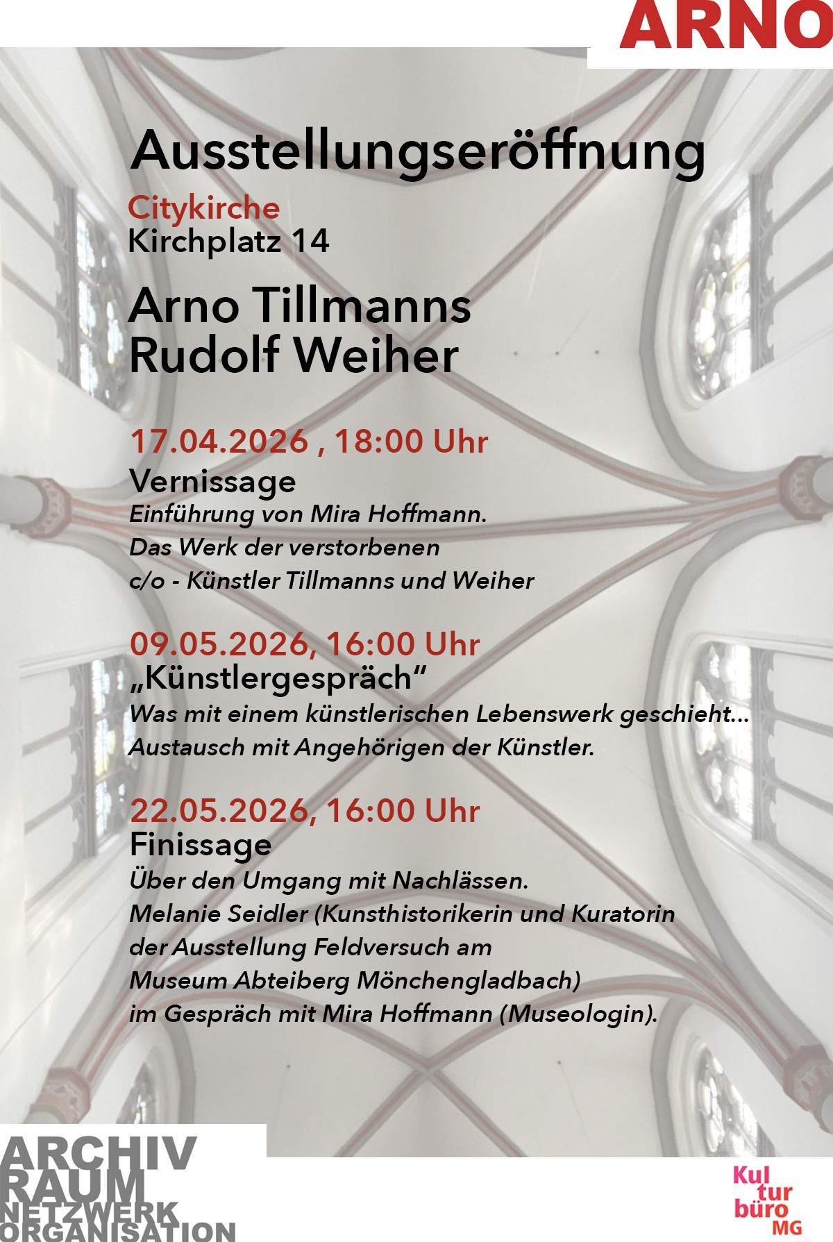 Vernissage Arno April 26