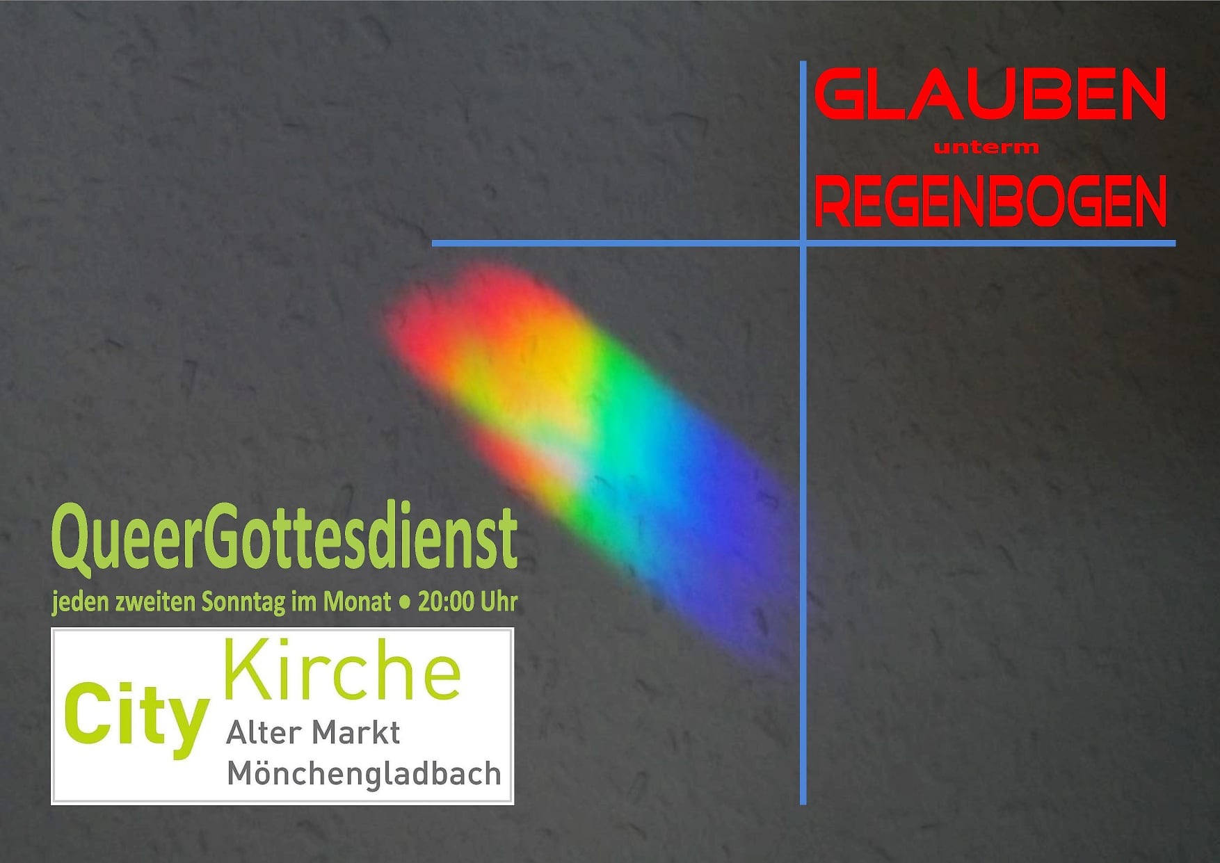 Glauben unterm Regenbogen (c) ck MG