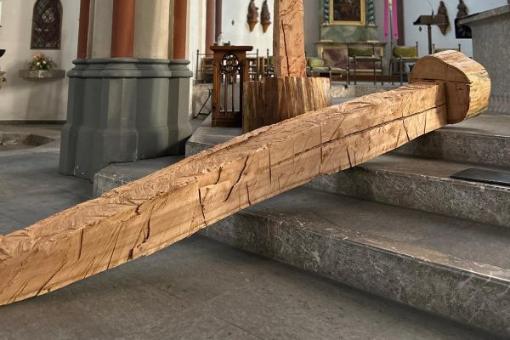 Kunstinstallation in der St.-Andreas-Kirche