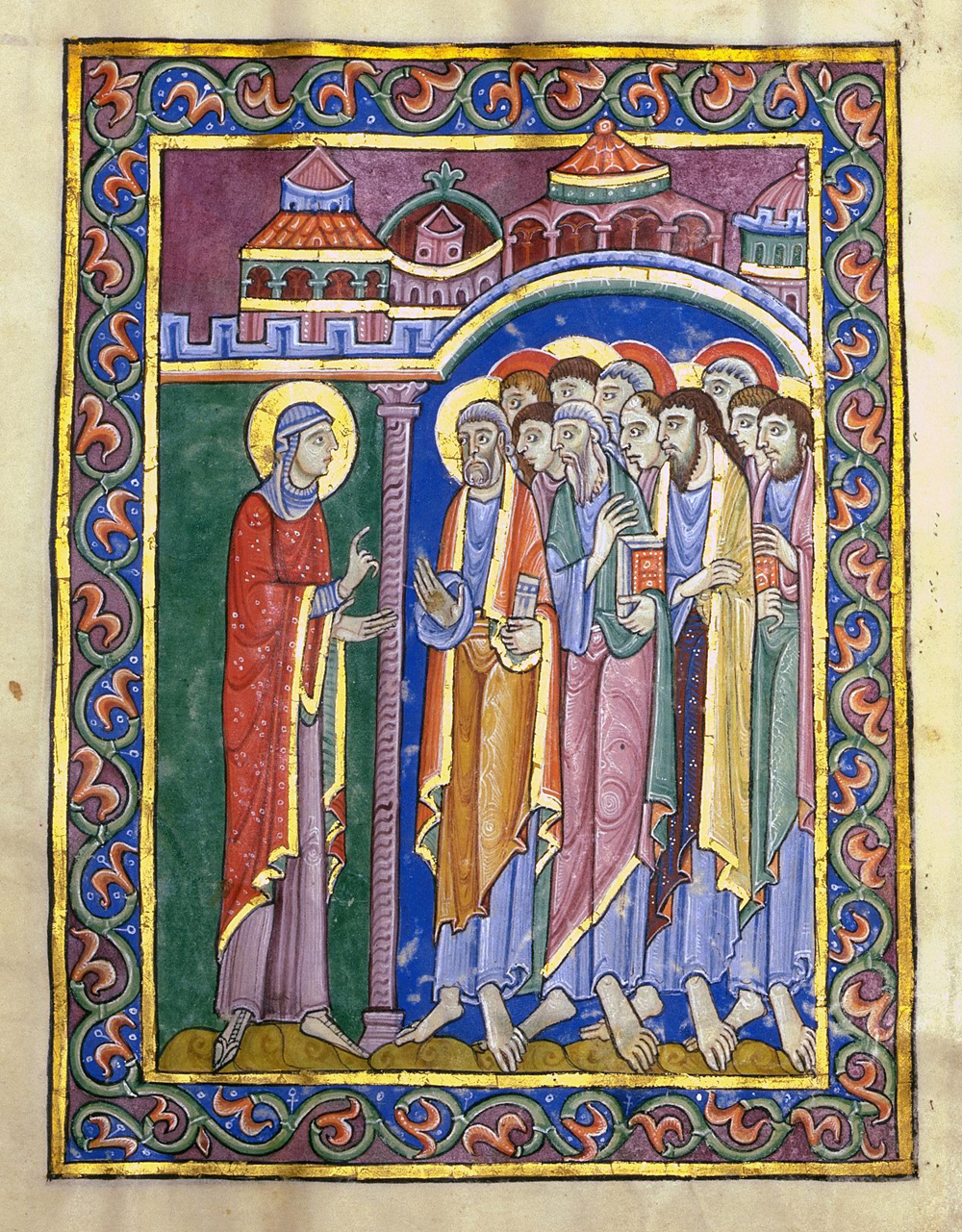 Maria Magdalena verkündet den Jüngern die Auferstehung Christi