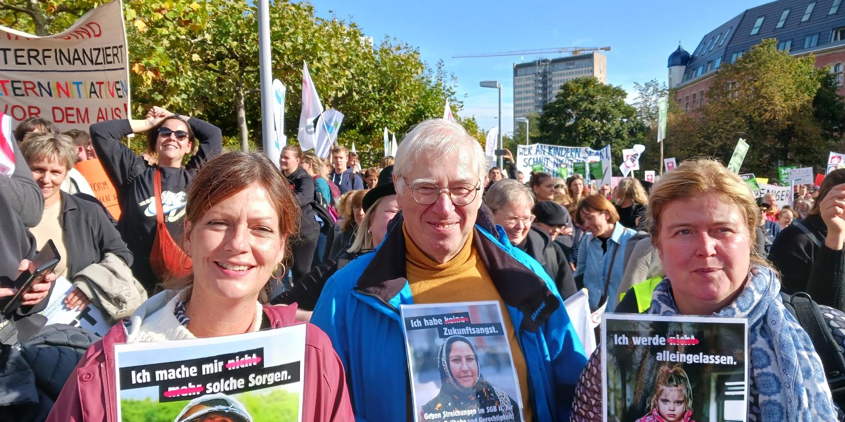 Gegen die Kürzungen im SGB II, für soziale Teilhabe und Gerechtigkeit! (c) Nicole Wölke