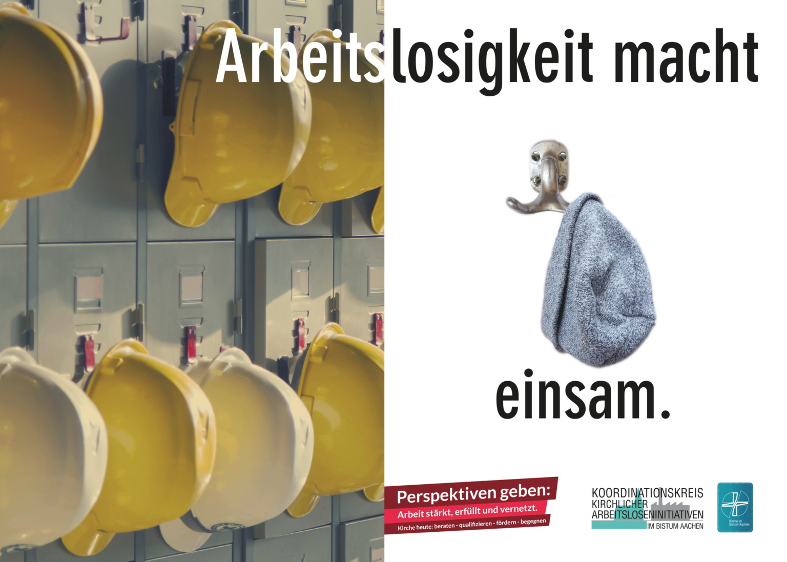 Plakat Arbeitslos macht einsam (c) Kokreis