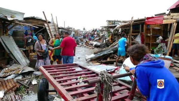 Am Morgen nach dem Zyklon