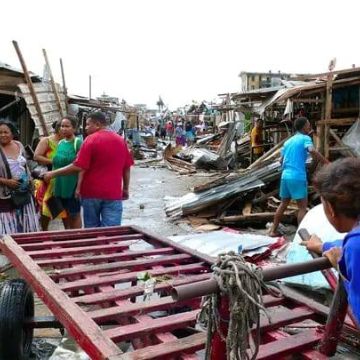 Am Morgen nach dem Zyklon