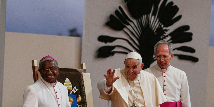 Franziskus in Madagaskar (c) KAB