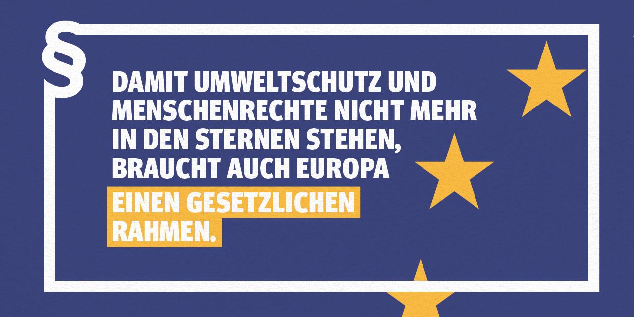 Europäisches Lieferkettengesetz