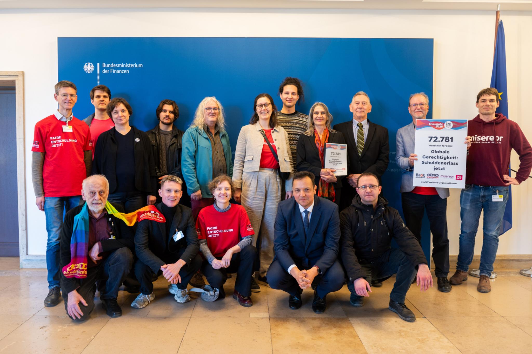 Im Gespräch mit den Vertreter:innen des Finanzministeriums