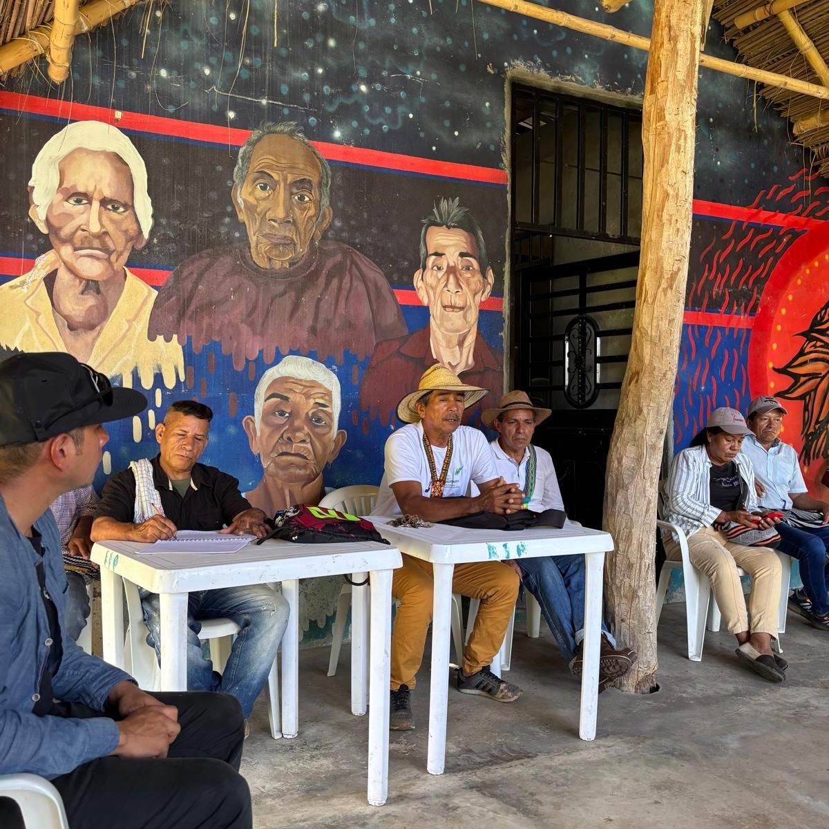 Besuch mit Gespräch bei der Indigenen Gemeinde  Pijao Palma Alta.