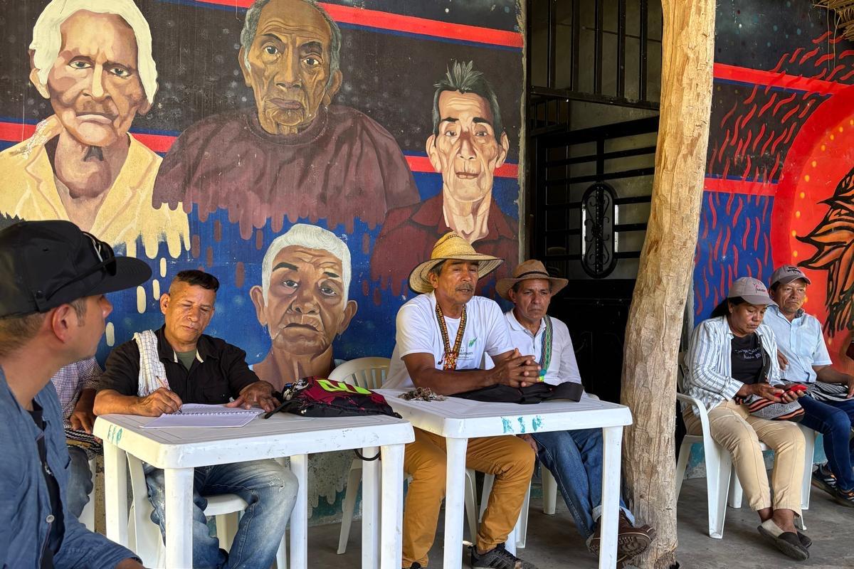 Besuch mit Gespräch bei der Indigenen Gemeinde  Pijao Palma Alta.