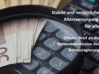 Offener Brief an die Rentenkommission der Bundesregierung