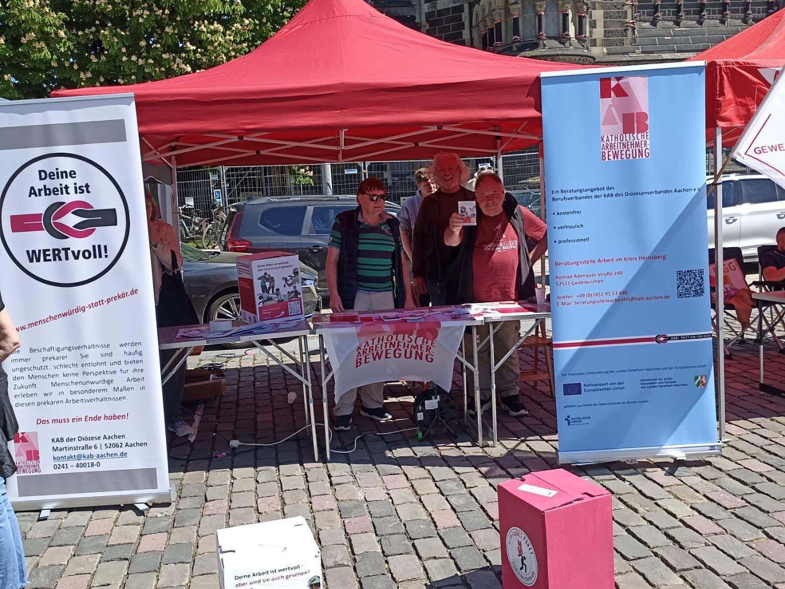 KAB-Infostand am 1. Mai 2026