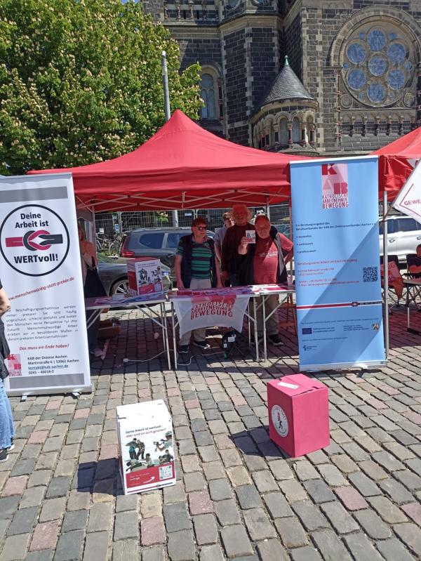 KAB-Infostand am 1. Mai 2026