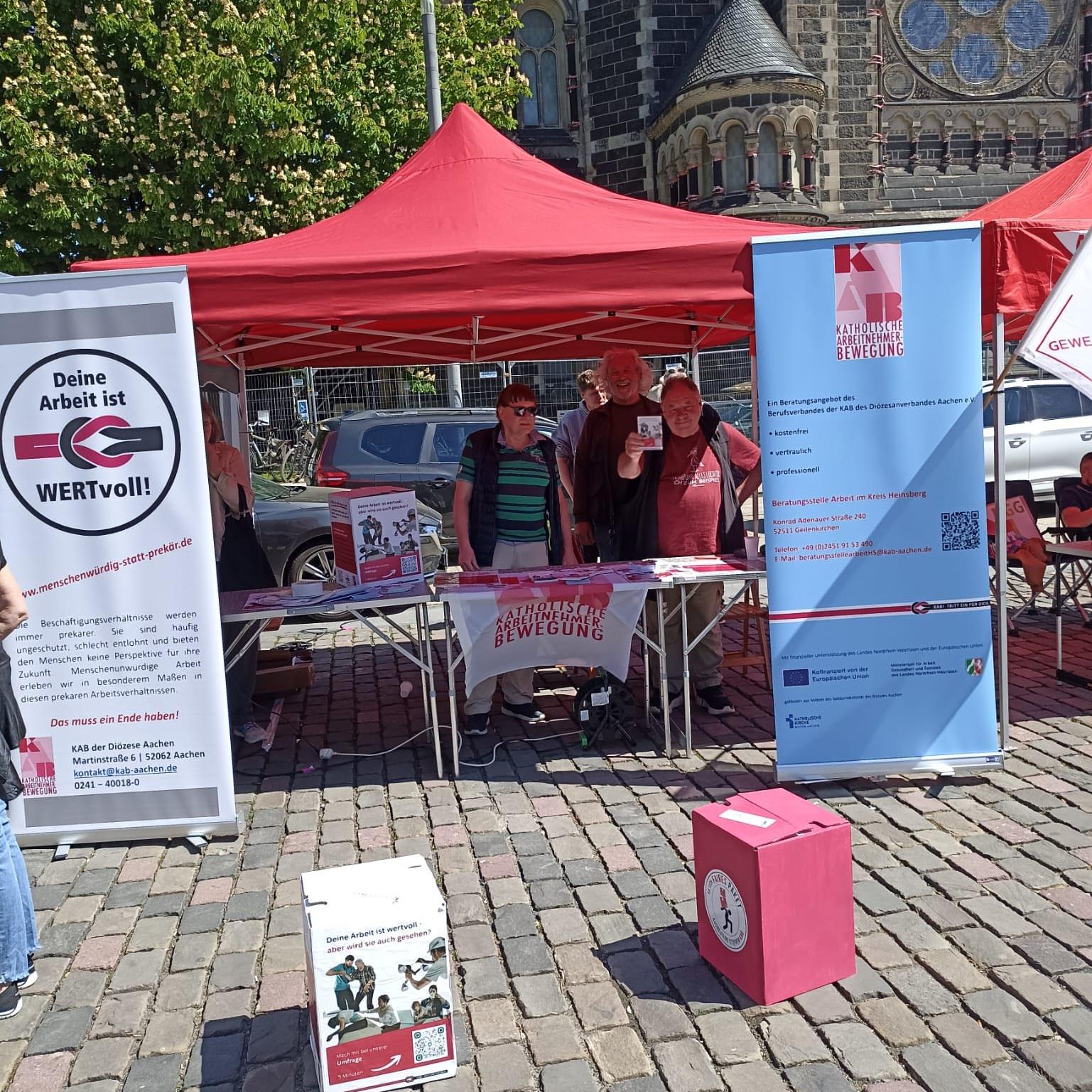 KAB-Infostand am 1. Mai 2026