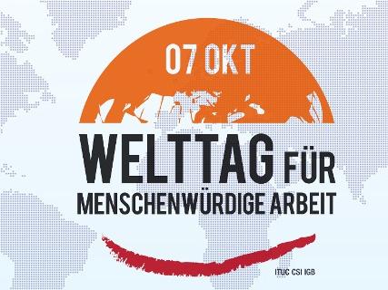 Welttag für menschenwürdige Arbeit