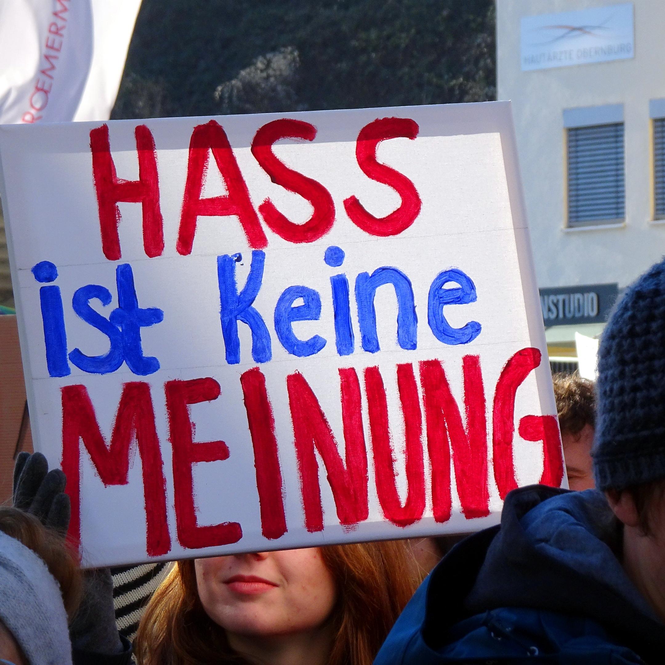 Hass ist keine Meinung